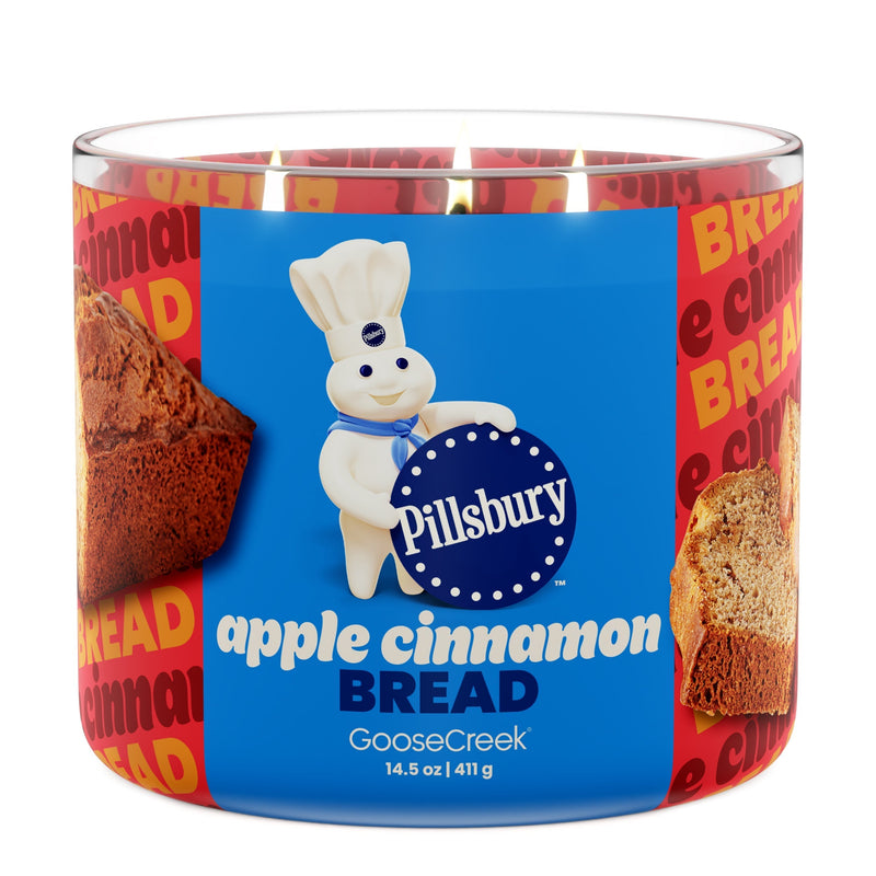 Apple Cinnamon Bread 3-Wick Pillsbury Candle [LPL5]