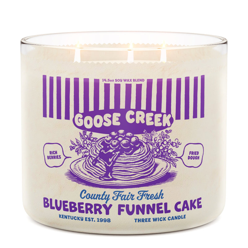 Blueberry Funnel Cake 3-Wick Candle [IHI9] [IHI9GB]