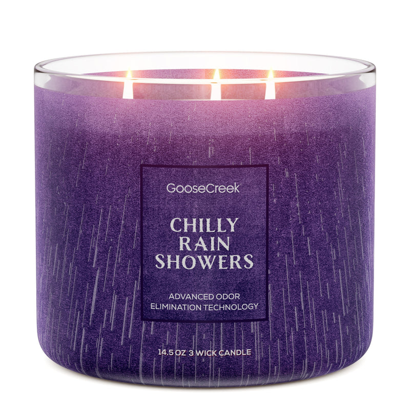 Chilly Rain Showers Odor Eliminating 3-Wick Candle [VC1G]